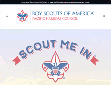 Tablet Screenshot of pacificharbors.org